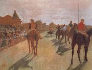 Edgar Degas Race Horses in Front of the Stand Germany oil painting artist